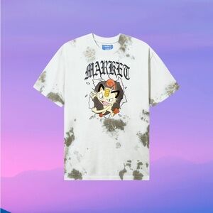Market White Graphic T-Shirt